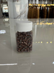 Microringe Mittelbraun (500 stück)