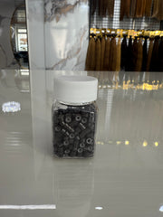 Microringe Dunklebraun (500 stück)